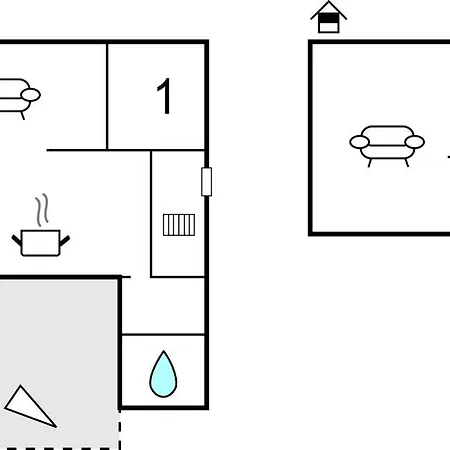 Two-bedroom In Дом отдыха Bogo By